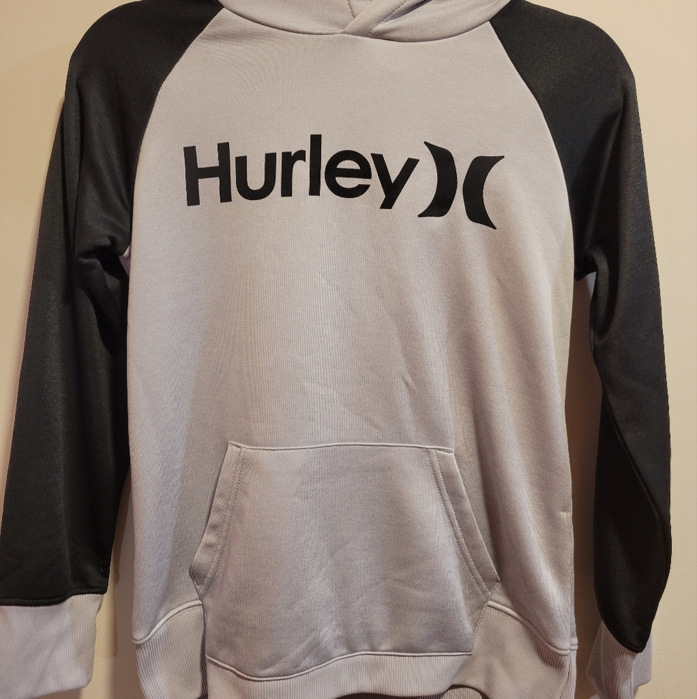 Hurley 10/12 black/gray hoodie
